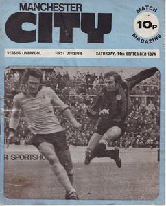 Manchester City v Liverpool 1974/75